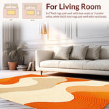 Artful Multicolor Geometric Expression(Orange)