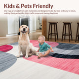 Luxurious Muted Tones Artful Geometry(Pink)