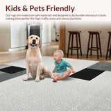 Elegant Geometric Light Grey Accent(Gray)