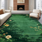 Intricate Green Botanical Design(Green)