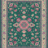 Rich Emerald Rustic Charm Motif(Green)