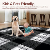 Elegant Monochrome Checkered Style(Black)