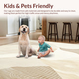 Contemporary Beige Featuring Abstract Wave Motifs(Beige)