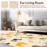 Earthy Tones with Cute Creatures(Beige)