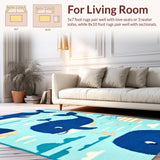 Cute Marine Life Illustration Style(Blue)