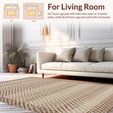Artful Rustic Checkerboard Visual(Beige)