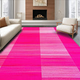 Ultra Soft Area Rug, Non Slip, Stain Resistant, Washable Area Rugs for Living Room, Bedroom, Delightful Cheerful Swirl Concept(Pink)