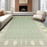 Sage Elegance with Geometric Accents(Green)