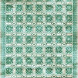 Ultra Soft Area Rug, Non Slip, Stain Resistant, Washable Area Rugs for Living Room, Bedroom, Ethereal Emerald Washable Fern Rug Modern Boho Decor Accent(Green)