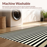 Trendy Geometric Black and Khaki(Black)