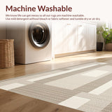 Chic Striped Modern Motif(Beige)