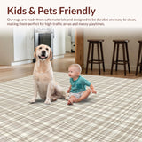 Trendy Transitional Striped Layout(Beige)