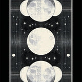 Chic Dark Toned Lunar Design(Ivory)