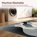 Elegant Gray Geometric Waves(Gray)