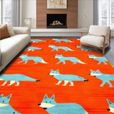 Fun and Energetic Wildlife Motif(Red)