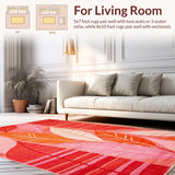 Rustic Abstract Color Play(Red)