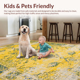 Elegant Ivory Geometric(Yellow)