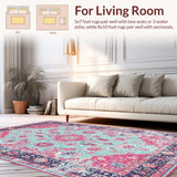 Contemporary Pastel Medallion Design(Pink)
