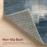 Ultra Soft Area Rug, Non Slip, Stain Resistant, Washable Area Rugs for Living Room, Bedroom, Chic Boho-Inspired Washable Microfiber Décor Piece With Non-Slip Base(Gray)