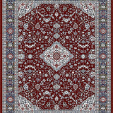 Geometric Medallion Decorative(Red)