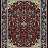 Chic Geometric Patterned Delight(Red)