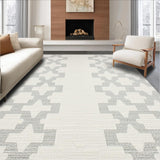 Contemporary Geometric Trellis Accent(Gray)