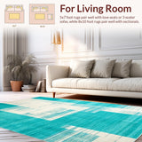 Fresh Abstract Color Block Palette(Blue)