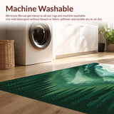 Elegant Forest Green Aesthetic Mat(Green)