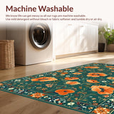 Trendy Contemporary Floral Fusion(Green)