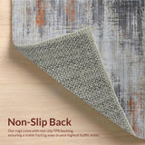 Artful Symmetrical Gray and Rust(Gray)