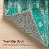 Elegant Distressed Geometric Touch(Green)