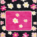 Elegant Monochrome Floral Display(Black)