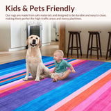 Dynamic Multicolored Graphic Motif(Blue)