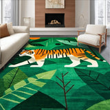 Radiant Jungle Scene Illustration(Green)