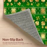 Playful Festive Clover Illustration(Green)