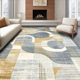 Luxurious Geometric Gold Highlights(Gray)