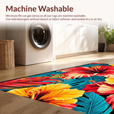 Bold Multicolored Geometric Design(Red)