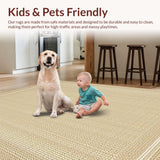 Sophisticated Neutral Trellis Motif(Beige)