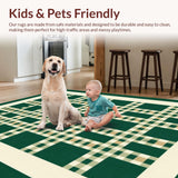 Lush Textured Checkerboard Aesthetic(Green)