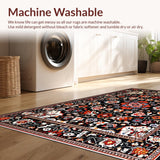 Lively Eclectic Tiled Motif(Black)