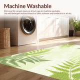 Elegant Earth Tones Shaggy Texture(Green)