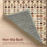 Ultra Soft Area Rug, Non Slip, Stain Resistant, Washable Area Rugs for Living Room, Bedroom, Timeless Beige Brown Kitchen Runner Non Slip Floor(Beige)