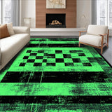 Elegant Geometric Faded Tiled Texture(Green)