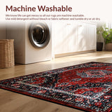 Elegant Black Distressed Design(Red)