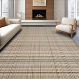 Inviting Subtle Checkered Design(Beige)