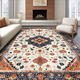 Contemporary Textured Blooms Design(White)