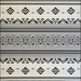 Geometric Black Ivory Elegance(Black)