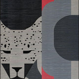 Ultra Soft Area Rug, Non Slip, Stain Resistant, Washable Area Rugs for Living Room, Bedroom, Elegant Sleek Monochrome Print(Gray)