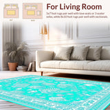 Charming Turquoise Beach Motif(Blue)