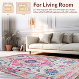 Geometric Blush Design with Vintage Appeal(Pink)